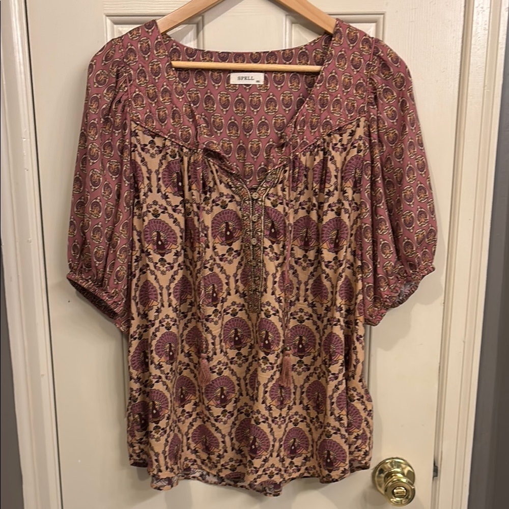 Spell Women's Peasant blouse